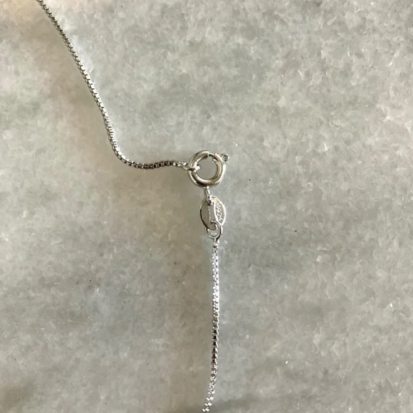 Sterling Silver Rainbow Zircon Stone Pink Yellow Turtle Pendant Necklace - Picture 4 of 4